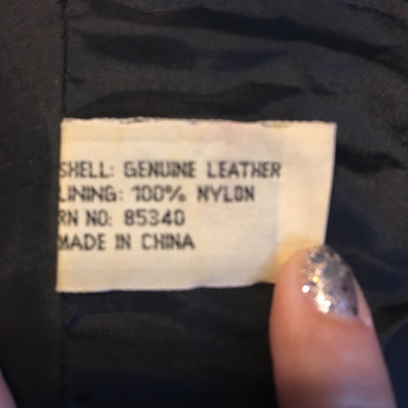 Braefair Leather New York Brand Tasseled Capelet - Picture 3 of 5